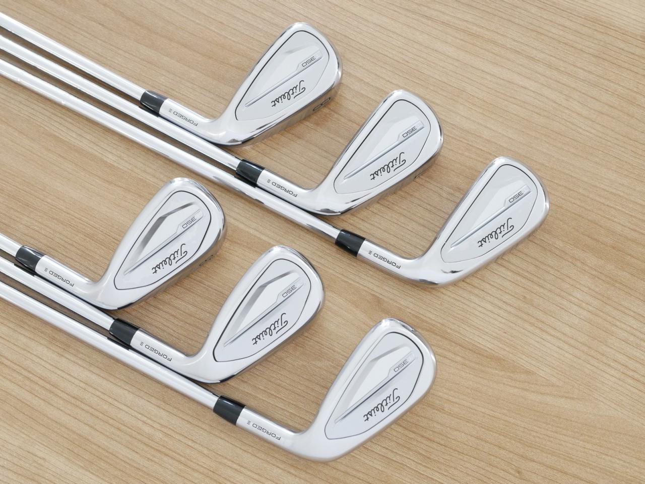 Iron set : Titleist : ชุดเหล็ก Titleist T350 Forged (รุ่นใหม่ล่าสุด ออกปี 2023) มีเหล็ก 6-Pw,48 (6 ชิ้น) ก้านเหล็ก NS Pro 880 AMC Flex S