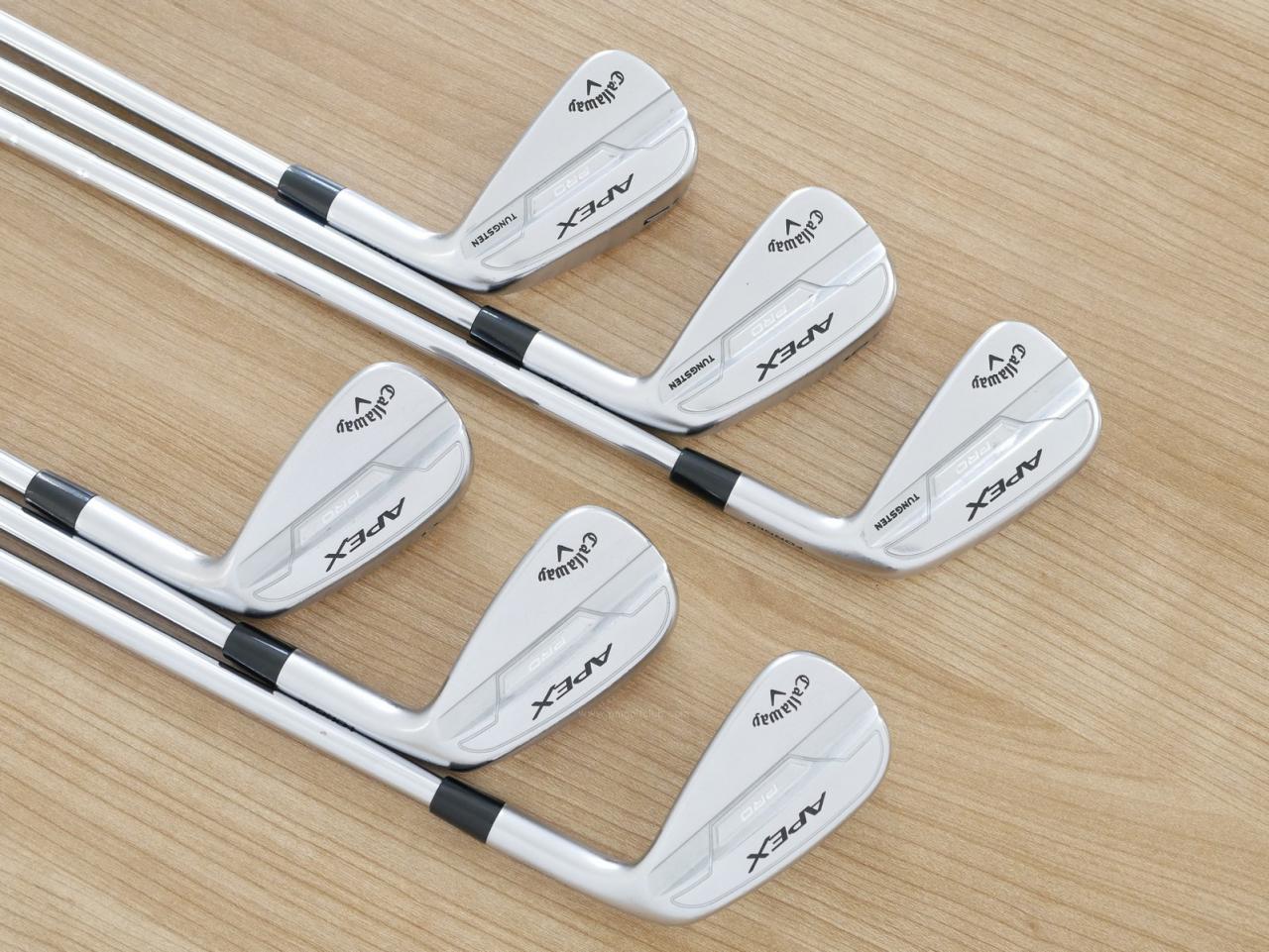 Iron set : Callaway : ชุดเหล็ก Callaway APEX Pro Forged (ออกปี 2022) มีเหล็ก 5-Pw (6 ชิ้น) ก้านเหล็ก NS Pro Modus 105 Flex S