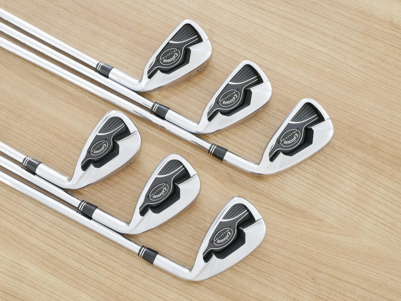 Iron set : Callaway : ชุดเหล็ก Callaway Collection (ตีง่าย ไกล Japan Spec) มีเหล็ก 5-Pw (6 ชิ้น) ก้านเหล็ก NS Pro Modus 105 Flex S
