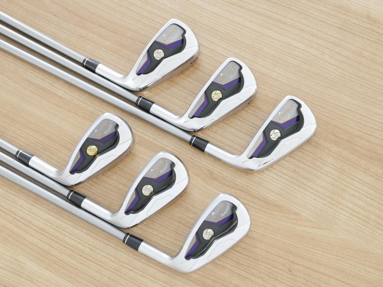 Iron set : Callaway : ชุดเหล็ก Callaway Legacy V (Forged) มีเหล็ก 6-Pw,Aw (6 ชิ้น) ก้านกราไฟต์ Flex R