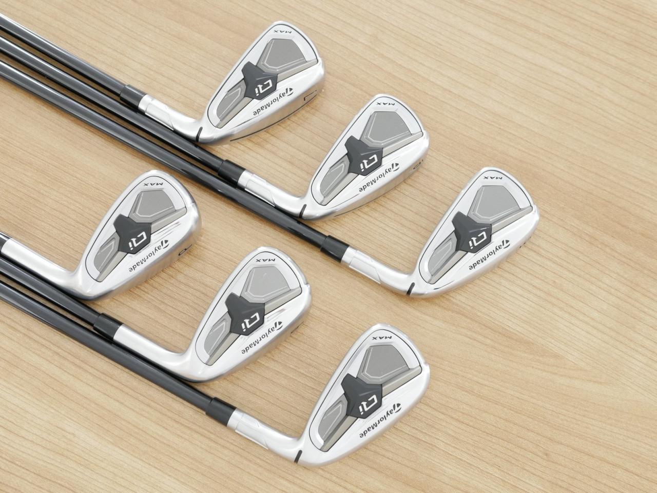 Iron set : Taylormade : ชุดเหล็ก Taylormade Qi MAX (รุ่นล่าสุด ออกปี 2026 Japan Spec.) มีเหล็ก 5-Pw (6 ชิ้น) ก้านกราไฟต์ Mitsubishi REAX 75 Flex S