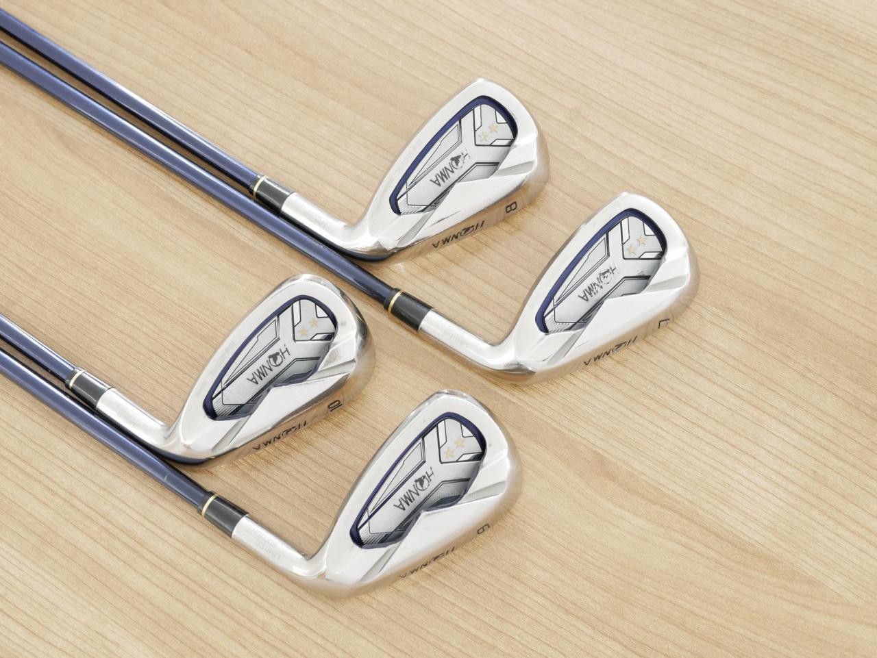 Iron set : Honma : ชุดเหล็ก Honma Bezeal 525 (รุ่นนี้ใบใหญ่ที่สุดของ Honma) มีเหล็ก 7-10 (4 ชิ้น ) ก้านกราไฟต์ Honma ARMRQ 8 (48) Flex SR (2 ดาว)