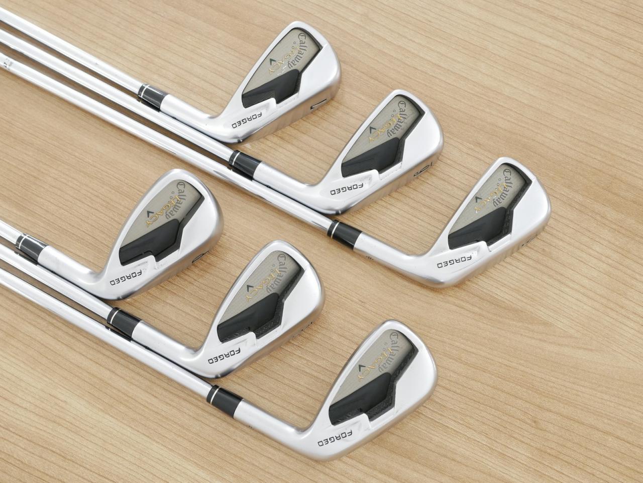 Iron set : Callaway : ชุดเหล็ก Callaway Legacy V (Forged) มีเหล็ก 5-Pw (6 ชิ้น) ก้านเหล็ก GS95 R300