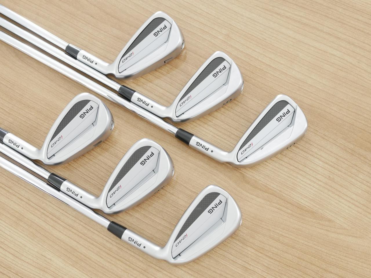 Iron set : Ping : ชุดเหล็ก Ping i240 (รุ่นล่าสุด ออกปี 2025) มีเหล็ก 5-Pw (6 ชิ้น) ก้านเหล็ก NS Pro Modus 120 Flex S