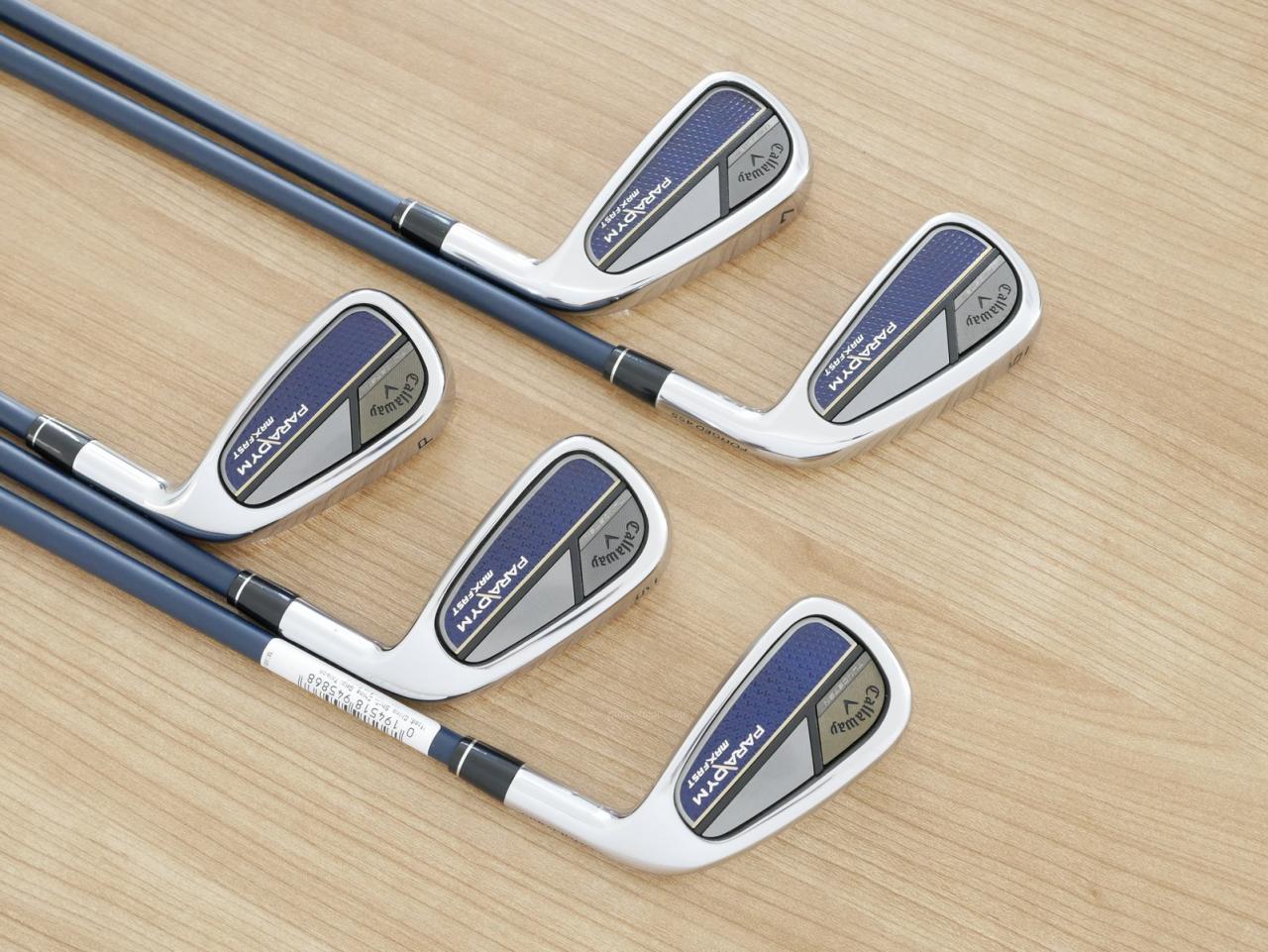 Iron set : Callaway : ชุดเหล็ก Callaway Paradym Max Fast (ออกปี 2023 ตีง่ายสุด ไกลสุดของ Callaway Japan Spec.) มีเหล็ก 6-Pw (5 ชิ้น) ก้านกราไฟต์ Fujikura Speeder NX 40 Flex R