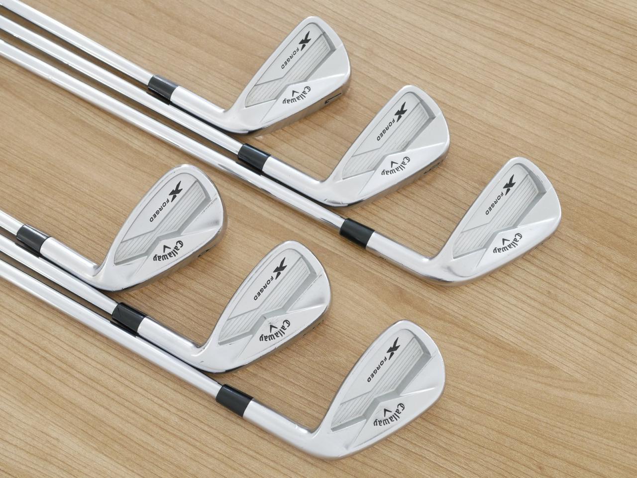 Iron set : Callaway : ชุดเหล็ก Callaway X Forged (ปี 2019) มีเหล็ก 5-Pw (6 ชิ้น) ก้านเหล็ก Dynamic Gold S200