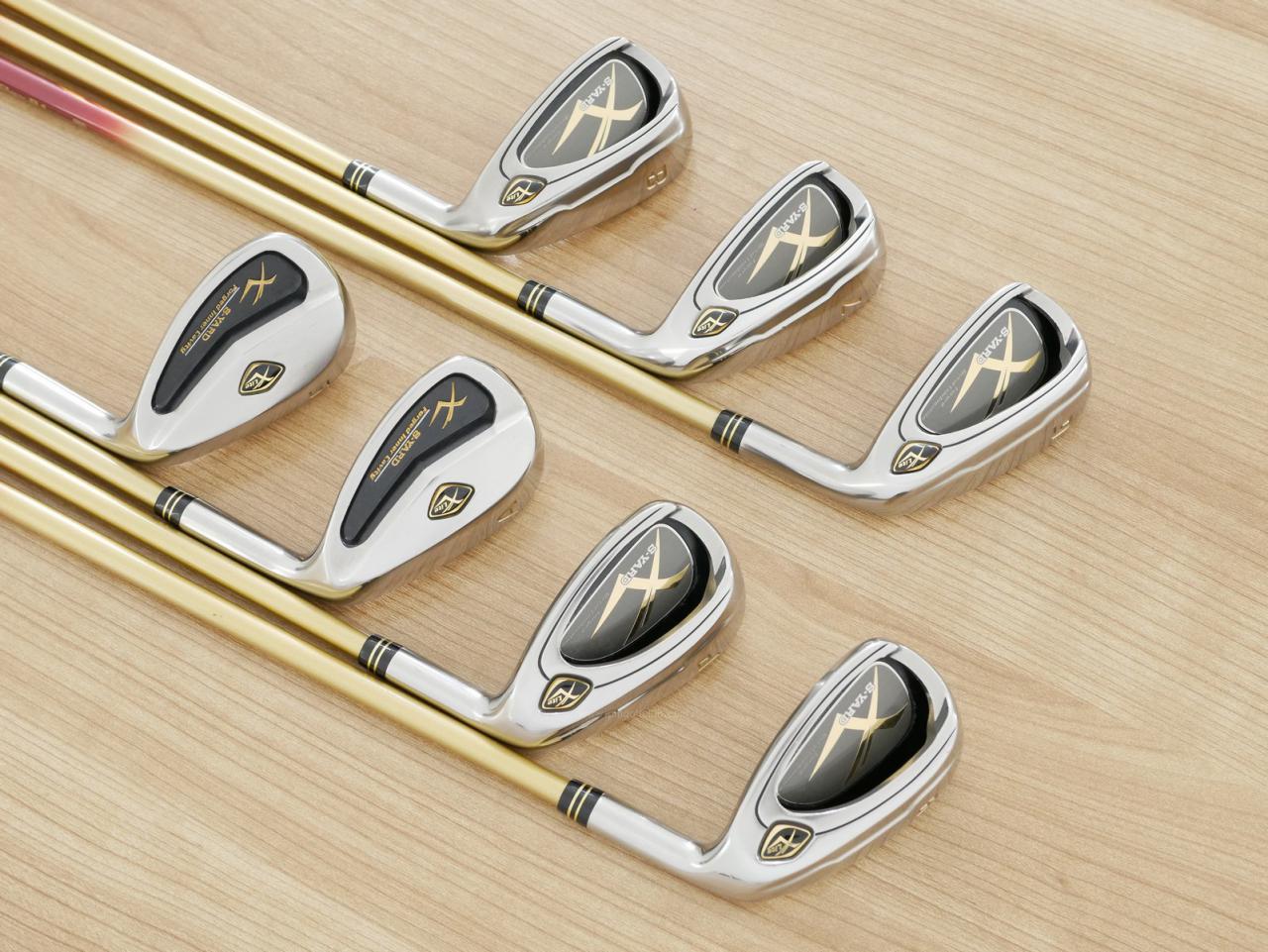 Iron set : Other Brand : ชุดเหล็ก S-Yard X-Lite (เหมาะกับซีเนียร์) มีเหล็ก 6-Pw,Aw,Sw (7 ชิ้น) ก้านกราไฟต์ Flex R1