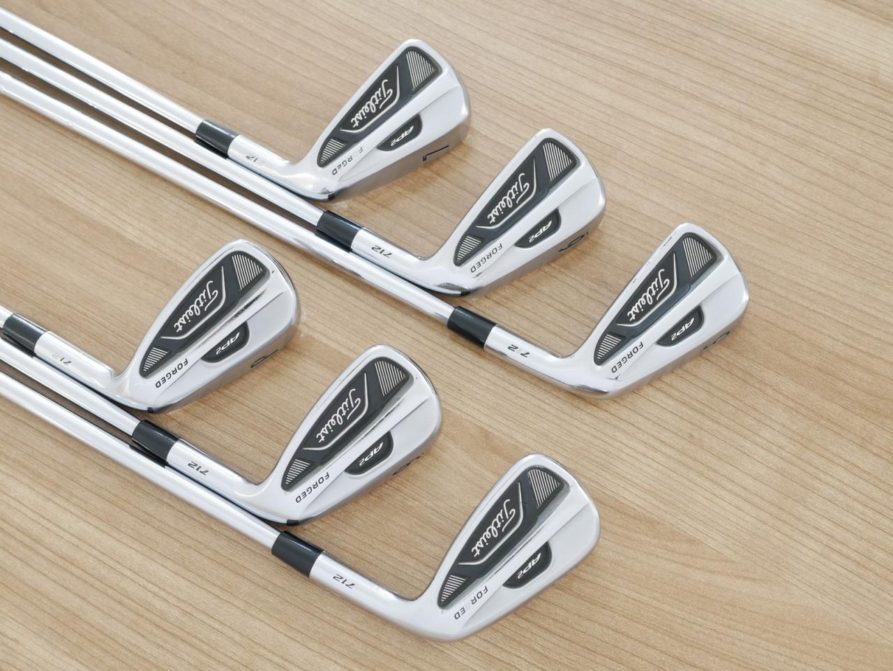 Iron set : Titleist : ชุดเหล็ก Titleist AP2 712 Forged มีเหล็ก 5-Pw (6 ชิ้น) ก้านเหล็ก AMT Tour White S300