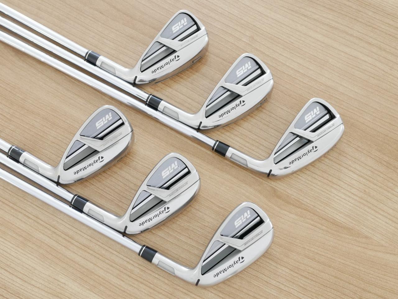 Iron set : Taylormade : ชุดเหล็ก Taylormade M5 (ออกปี 2019 Japan Spec) มีเหล็ก 5-Pw (6 ชิ้น) ก้านเหล็ก NS Pro 930 Flex S
