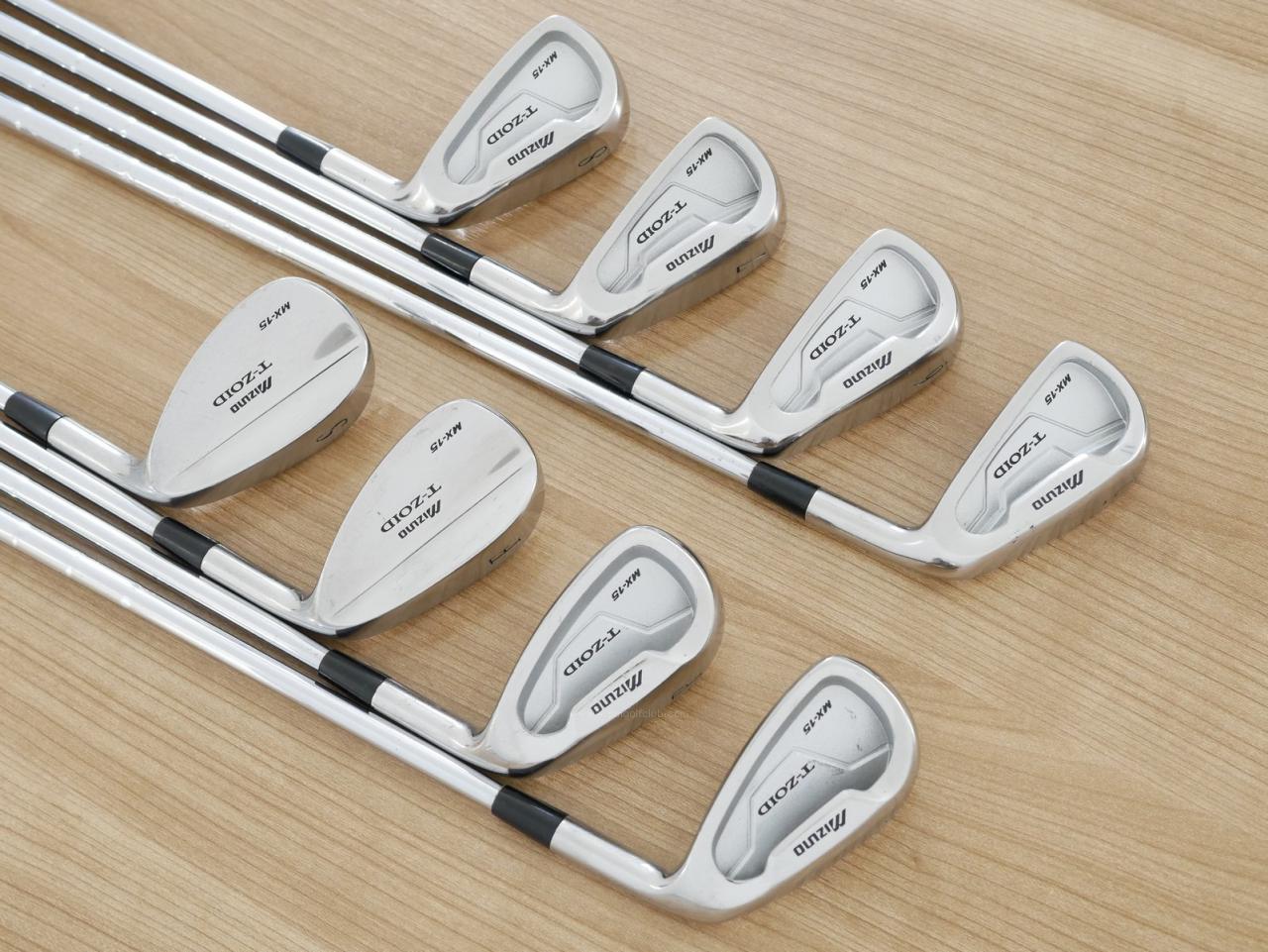 Iron set : Mizuno : ชุดเหล็ก Mizuno T-Zoid MX-15 มีเหล็ก 5-Pw,Aw,Sw (8 ชิ้น) ก้านเหล็ก NS Pro 950 Flex S