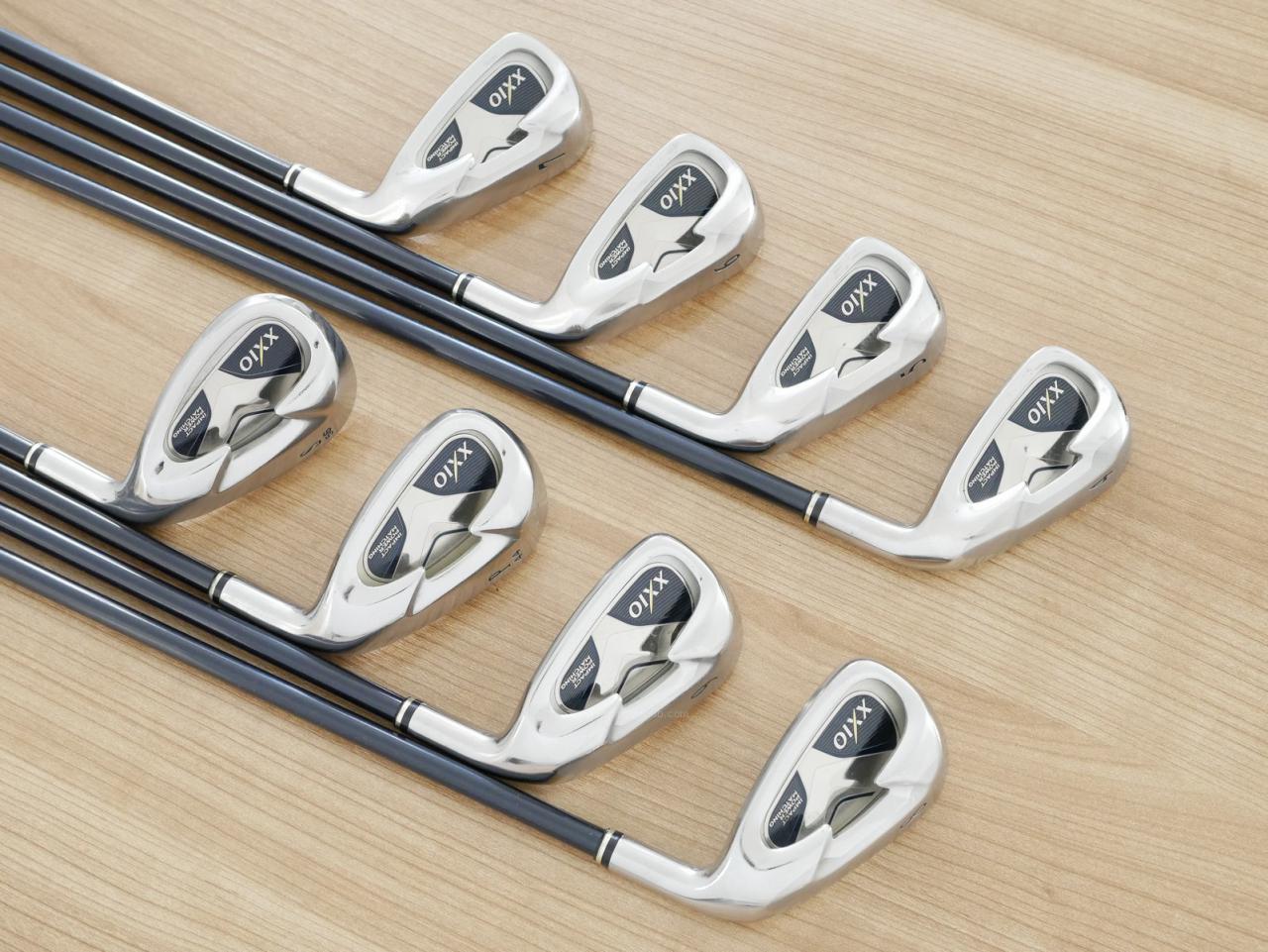 Iron set : XXIO : ชุดเหล็ก XXIO Impact Power Matching 5 มีเหล็ก 4-Pw,Sw (8 ชิ้น) ก้านกราไฟต์ MP-500 Flex R