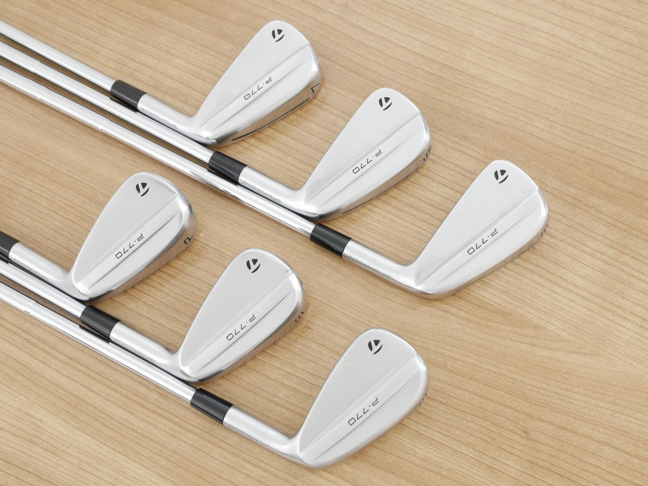 Iron set : Taylormade : ชุดเหล็ก Taylormade P770 Forged (รุ่นล่าสุด ออกปี 2024 นุ่ม แน่น) มีเหล็ก 5-Pw (6 ชิ้น) ก้านเหล็ก Dynamic Gold 115 MID S200