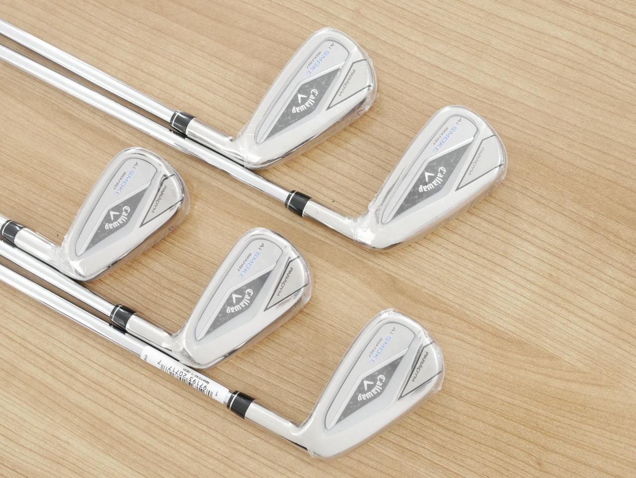 Iron set : Callaway : **ของใหม่ ยังไม่แกะพลาสติก** ชุดเหล็ก Callaway Paradym Ai Smoke Max Fast (ออกปี 2024 ตีง่ายมาก ไกล Japan Spec.) มีเหล็ก 6-Pw (5 ชิ้น) ก้านเหล็ก NS Pro ZELOS 7 Flex R