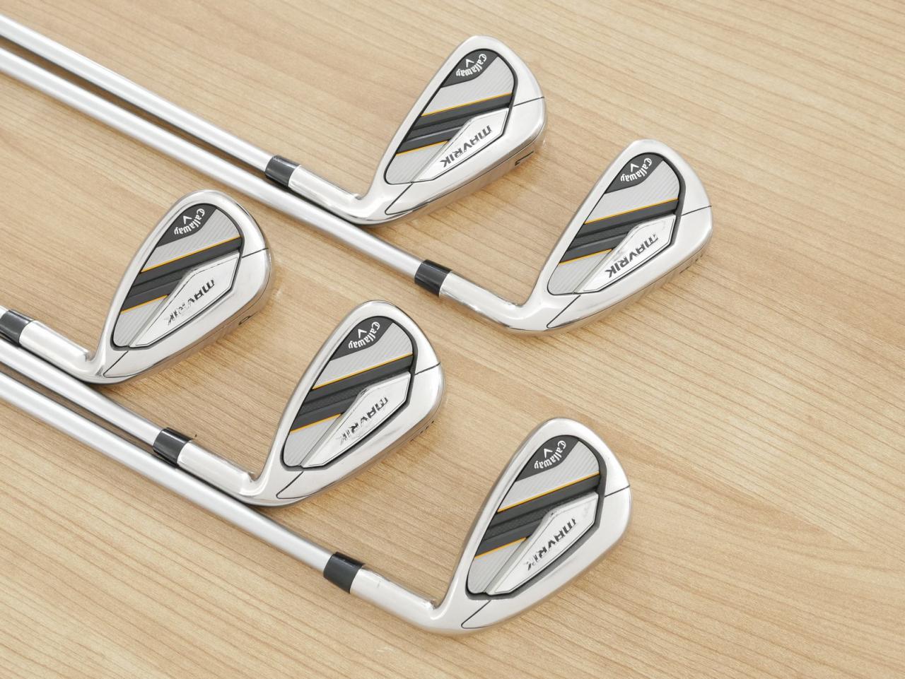 Iron set : Callaway : ชุดเหล็ก Callaway Mavrik (ปี 2020 ตีง่าย ไกลมากๆ) มีเหล็ก 6-Pw (5 ชิ้น) ก้านกราไฟต์ Mitsubishi Diamana 50 Flex S