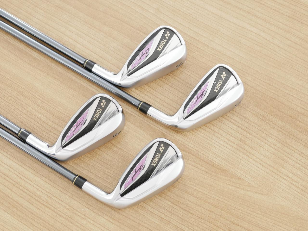 Iron set : Yonex : ชุดเหล็ก Yonex Royal E-Zone (รุ่นปี 2020 หน้าเด้งสุดๆ ตีไกลสุดๆ) มีเหล็ก 7-Pw (4 ชิ้น เหล็ก 6 ระยะเท่าเบอร์ 5 รุ่นอื่น) ก้านกราไฟต์ Flex R