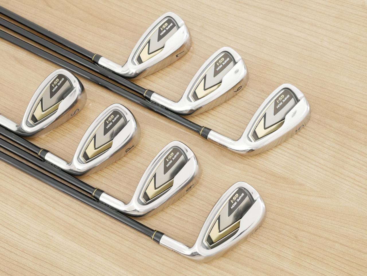 Iron set : Katana : ชุดเหล็ก Katana Snipe Iron GS-1 มีเหล็ก 5-Pw,Sw (7 ชิ้น) ก้านกราไฟต์ Flex R