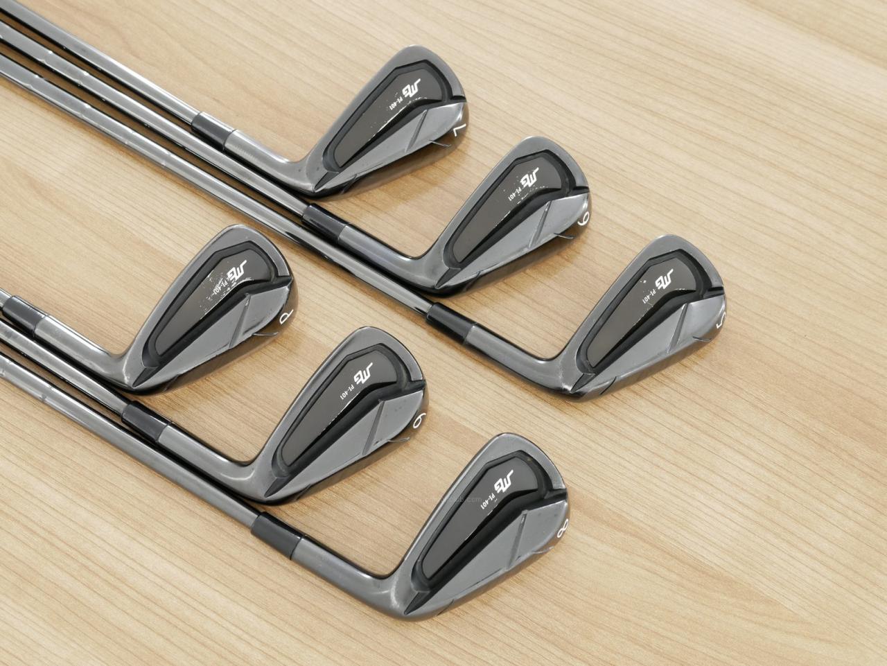 Iron set : Miura : ชุดเหล็ก Miura PI-401 Black Limited (หายาก ออกปี 2021 นุ่ม ง่าย ระยะดี) มีเหล็ก 5-Pw (6 ชิ้น) ก้านเหล็ก KBS Tour Lite Black Flex S