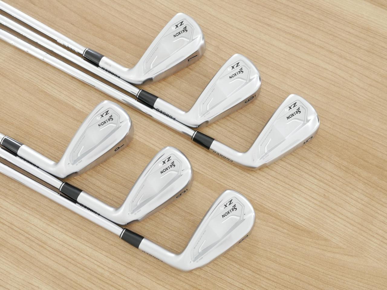 Iron set : Other Brand : ชุดเหล็ก Srixon ZX4 MK II (รุ่นปี 2023 ตีง่าย ไกล) มีเหล็ก 5-Pw (6 ชิ้น) ก้านเหล็ก NS Pro 950 NEO DST Flex S