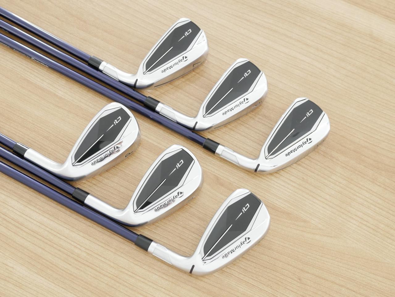 Iron set : Taylormade : ชุดเหล็ก Taylormade Qi (รุ่นล่าสุด ออกปี 2024 Japan Spec.) มีเหล็ก 5-Pw (6 ชิ้น) ก้านกราไฟต์ Mitsubishi Diamana TM60 Flex R