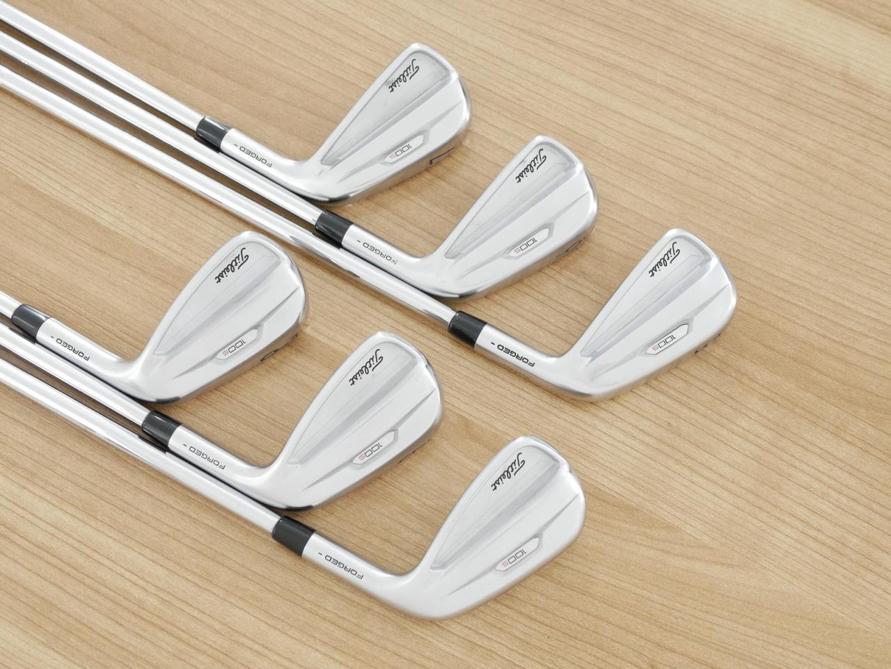 Iron set : Titleist : ชุดเหล็ก Titleist T100S Forged (รุ่นปี 2022) มีเหล็ก 5-Pw (6 ชิ้น) ก้านเหล็ก NS Pro Modus 105 Flex R