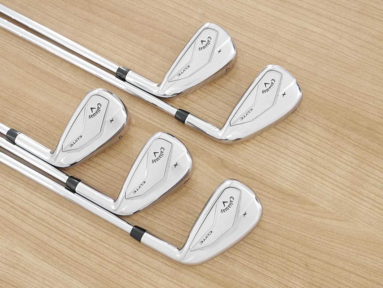 Iron set : Callaway : ชุดเหล็ก Callaway ELYTE X (รุ่นล่าสุด ออกปี 2025 ตีง่ายมาก ไกล Japan Spec.) มีเหล็ก 6-Pw (5 ชิ้น) ก้านเหล็ก NS Pro MODUS 105 Flex S