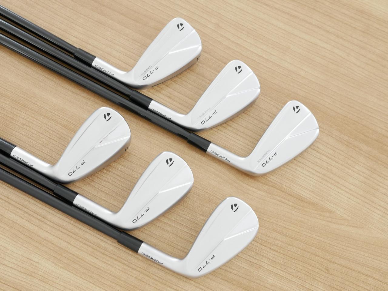Iron set : Taylormade : ชุดเหล็ก Taylormade P770 Forged (รุ่นปี 2023 นุ่ม แน่น)  มีเหล็ก 5-Pw (6 ชิ้น) ก้านกราไฟต์ Mitsubishi Diamana Thump i95 Flex S