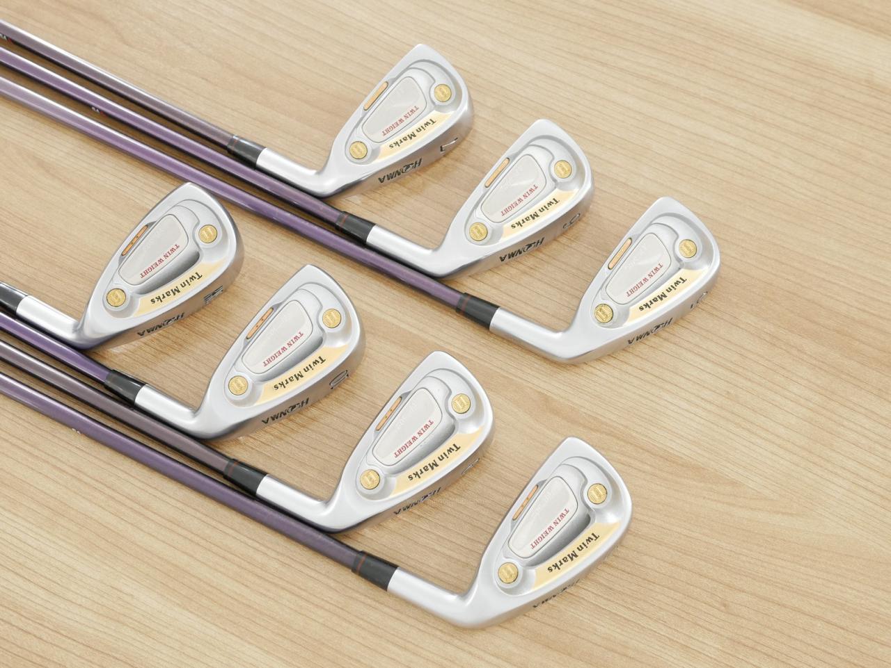 Iron set : Honma : ชุดเหล็ก Honma TwinMarks AP-502 (น่าสะสม) มีเหล็ก 5-10,Sw (7 ชิ้น) ก้านกราไฟต์ Flex R (2 ดาว)