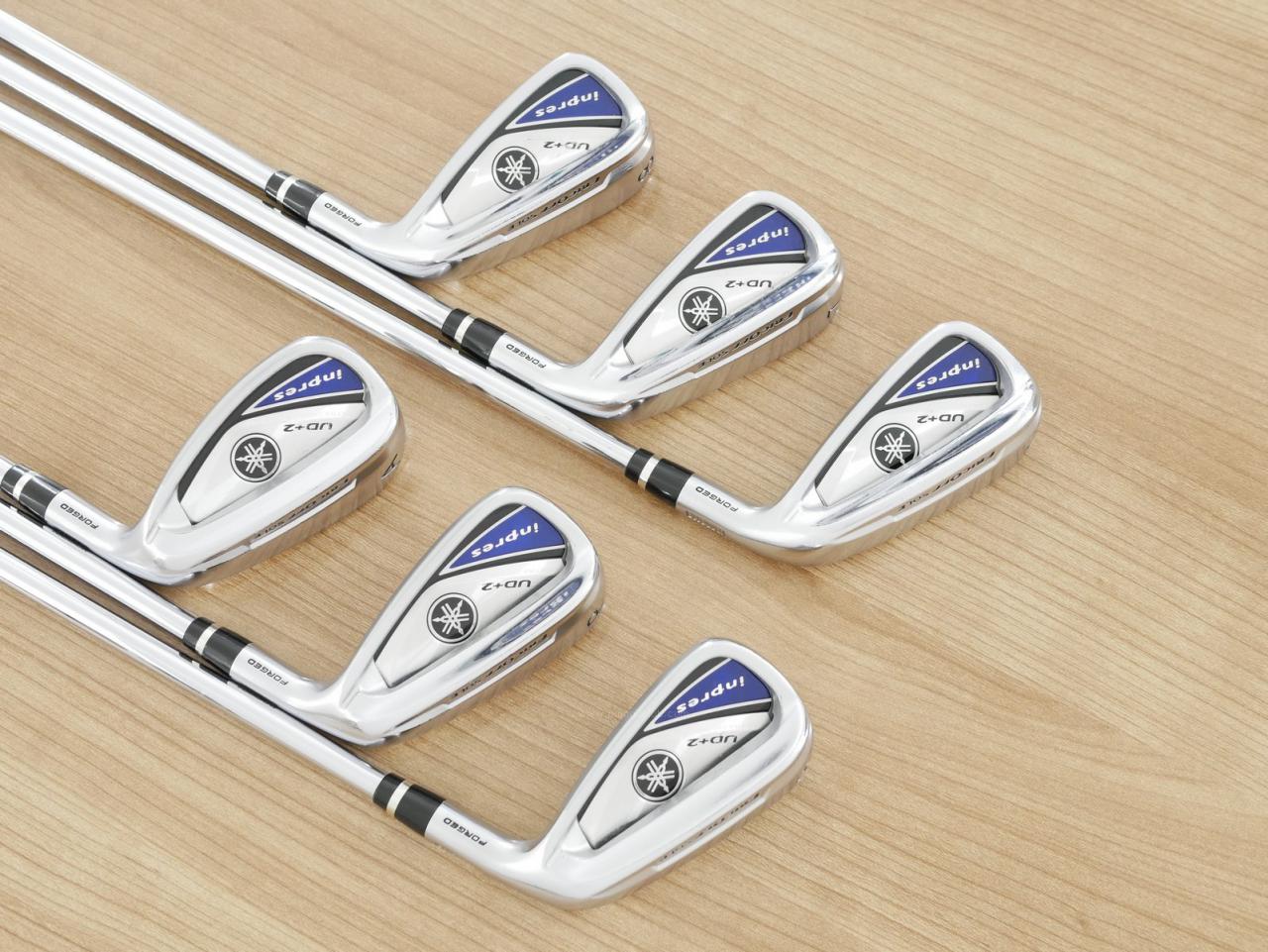 Iron set : Yamaha : ชุดเหล็ก Yamaha Inpres UD+2 (ออกปี 2019 ตีไกลที่สุด ไกลกว่าเหล็กทั่วไป 2 เบอร์ หน้าเด้ง COR 0.822) มีเหล็ก 6-Pw,Aw (6 ชิ้น) ก้านเหล็ก NS Pro Zelos 7 Flex R