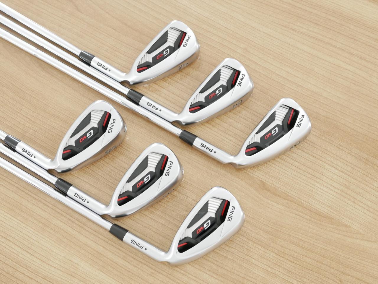 Iron set : Ping : ชุดเหล็ก Ping G410 (รุ่นปี 2019 Japan Spec. ใบใหญ่ ง่าย ไกล) มีเหล็ก 5-Pw (6 ชิ้น) ก้านเหล็ก Dynamic Gold S200