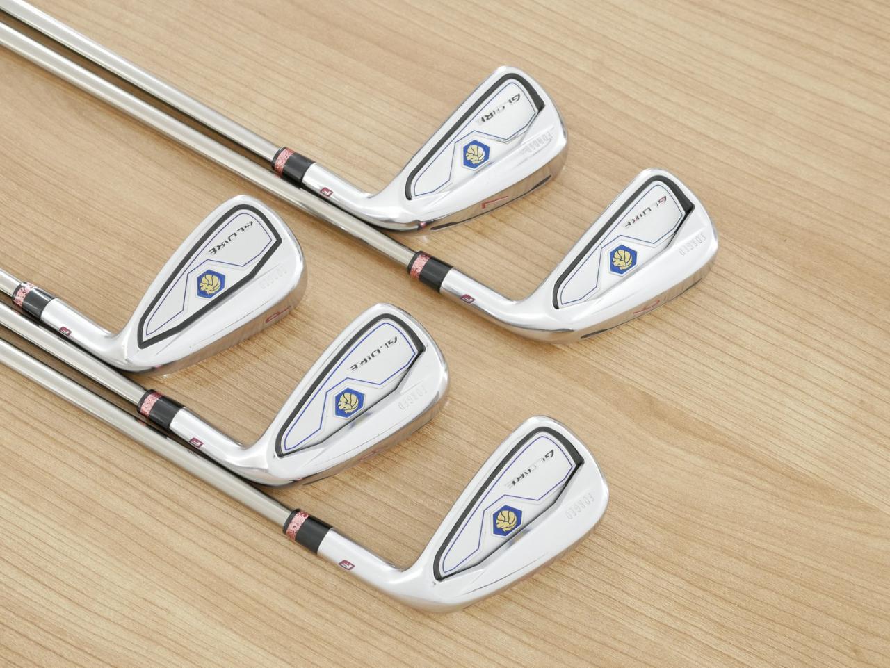 Iron set : Taylormade : ชุดเหล็ก Taylormade Gloire F Forged (รุ่นท๊อปสุด Japan Spec.) มีเหล็ก 6-Pw (5 ชิ้น) ก้านกราไฟต์ UST Mamiya ATTAS 60 Flex S