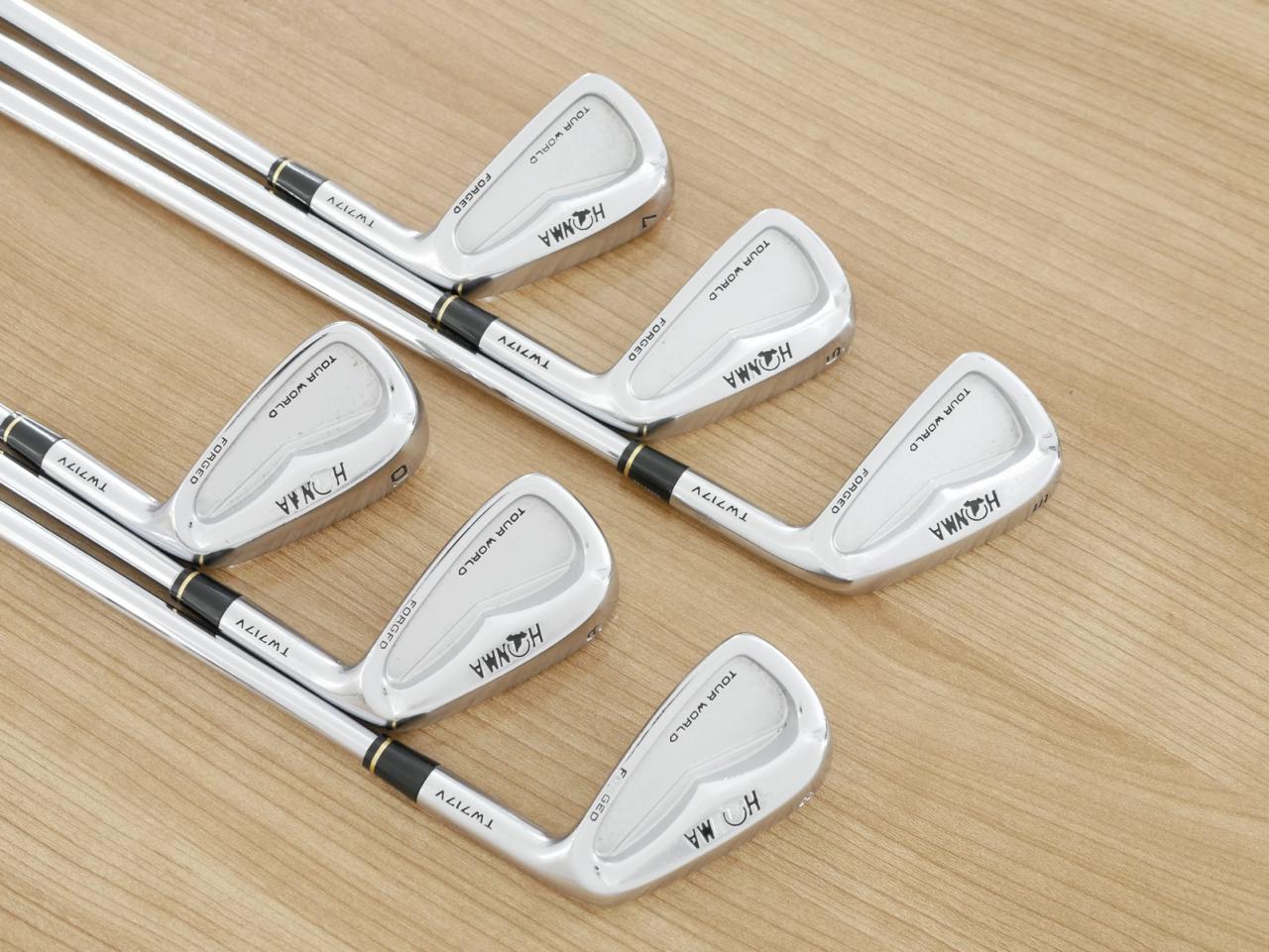 Iron set : Honma : ชุดเหล็ก Honma Tour World TW717V (Forged ปี 2015) มีเหล็ก 5-10 (6 ชิ้น) ก้านเหล็ก NS Pro Modus 120 Flex S