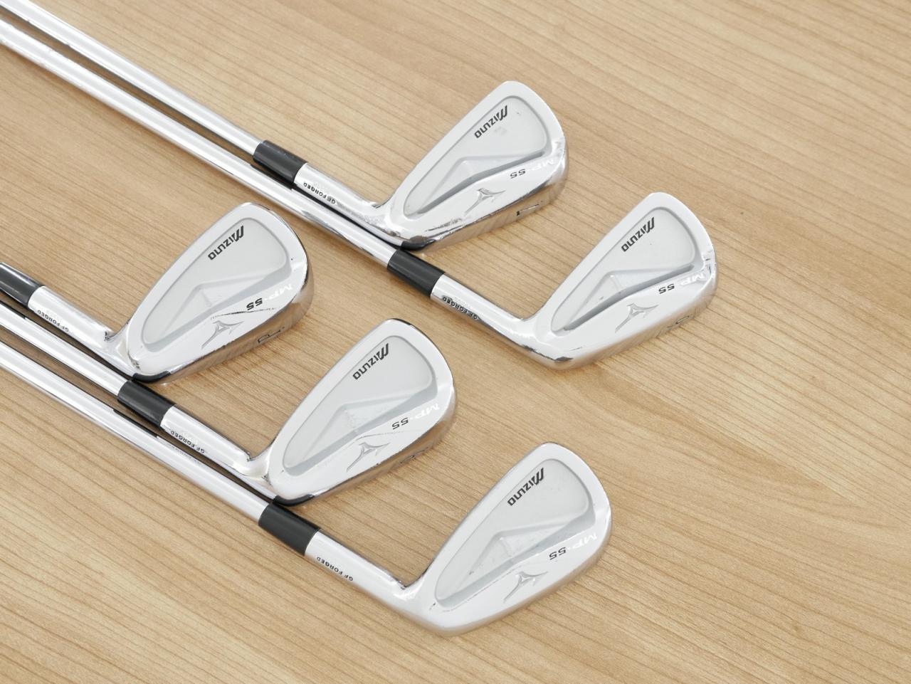 Iron set : Mizuno : ชุดเหล็ก Mizuno MP-55 (Forged) มีเหล็ก 6-Pw (5 ชิ้น) ก้านเหล็ก NS Pro 950 Flex S
