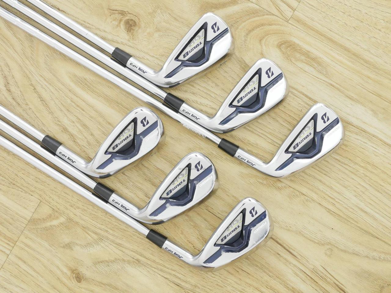 Iron set : Bridgestone : ชุดเหล็ก Bridgestone Tour B JGR HF3 Forged (ปี 2020 ตีไกลมากๆ) มีเหล็ก 5-Pw (6 ชิ้น) ก้านเหล็ก NS Pro Modus 105 Flex S