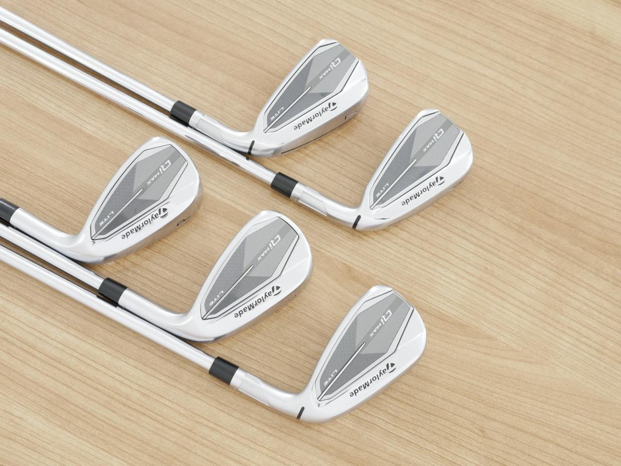 Iron set : Taylormade : ชุดเหล็ก Taylormade Qi MAX Lite (รุ่นล่าสุด ออกปี 2024 Japan Spec.) มีเหล็ก 6-Pw (5 ชิ้น) ก้านเหล็ก NS Pro 790 Flex S