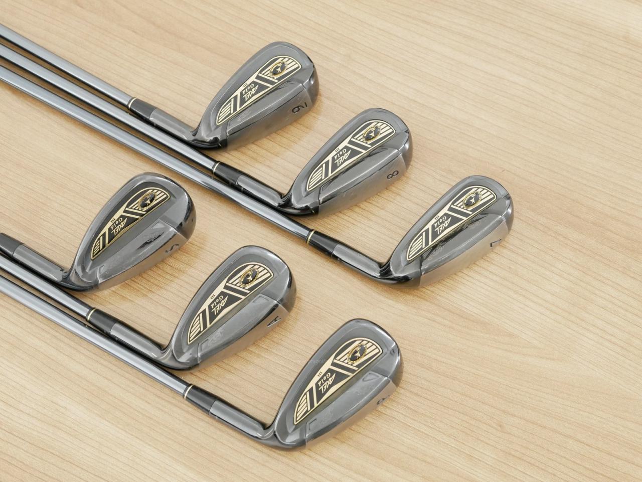 Iron set : Tsuruya : ชุดเหล็ก Tsuruya AXEL Gold Premium III (ออกปี 2019 ของใหม่ 6 หมื่นกว่าบาท หน้าเด้งสุดๆ ไกลสุดๆๆ) มีเหล็ก 7-Pw,Aw,Sw (6 ชิ้น) ก้านกราไฟต์ Flex R