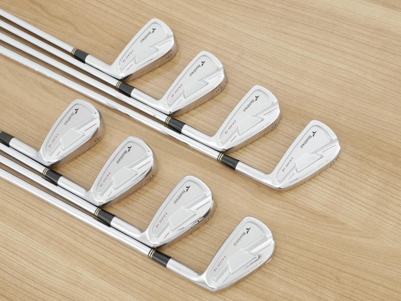 Iron set : Tourstage : ชุดเหล็ก Tourstage X-Blade CB (Forged) มีเหล็ก 3-Pw (8 ชิ้น) ก้านเหล็ก Shimada K'S-7001 Flex S