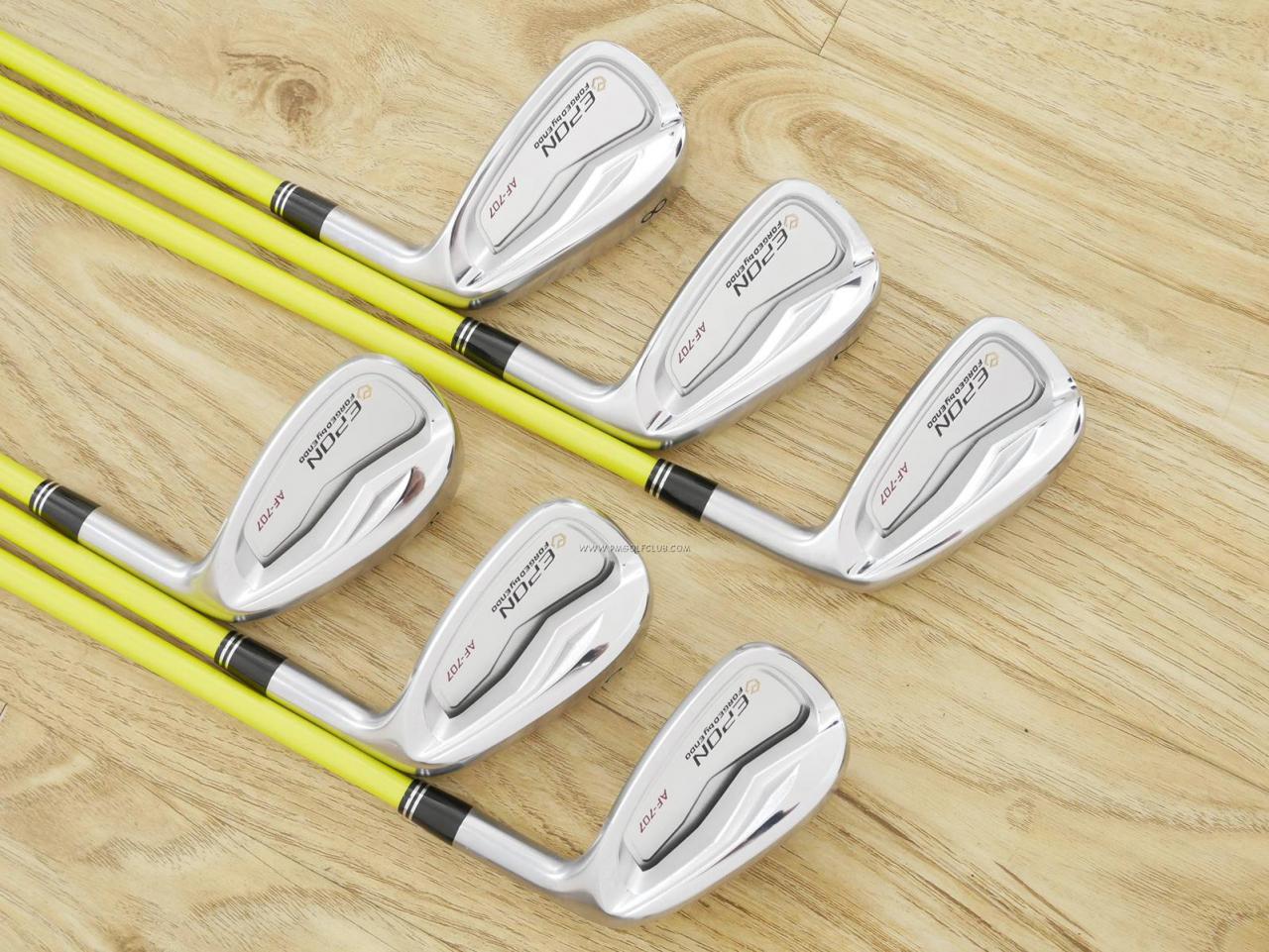 Iron set : Epon : ชุดเหล็ก EPON AF-707 Forged (รุ่นล่าสุด ปี 2024 ใบใหญ่ ตีง่าย ไกล) มีเหล็ก 6-Pw,Aw (6 ชิ้น) ก้านกราไฟต์ Tour AD 75 Flex R