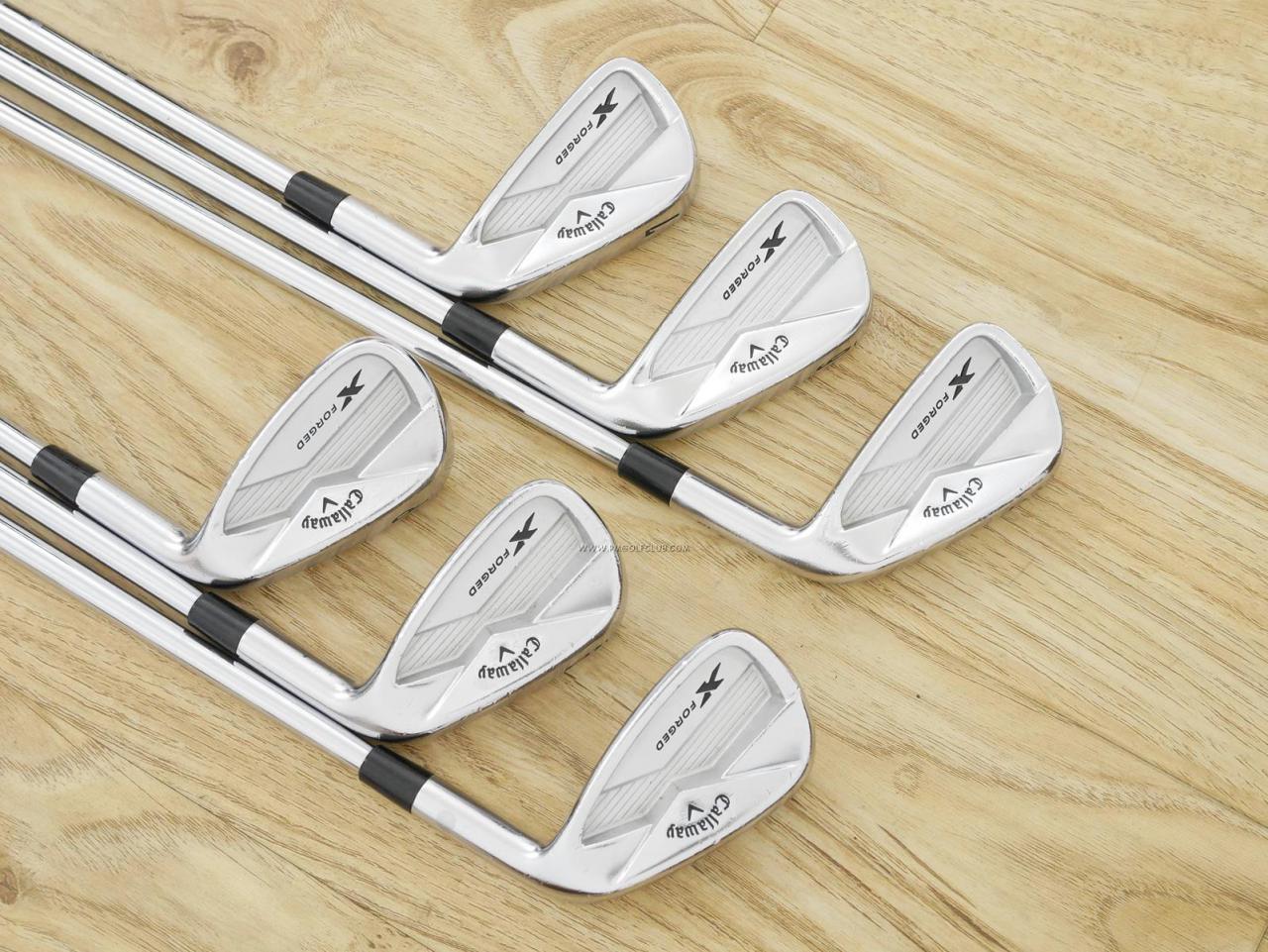 Iron set : Callaway : ชุดเหล็ก Callaway X Forged (ปี 2019) มีเหล็ก 5-Pw (6 ชิ้น) ก้านเหล็ก NS Pro Modus 120 Flex S