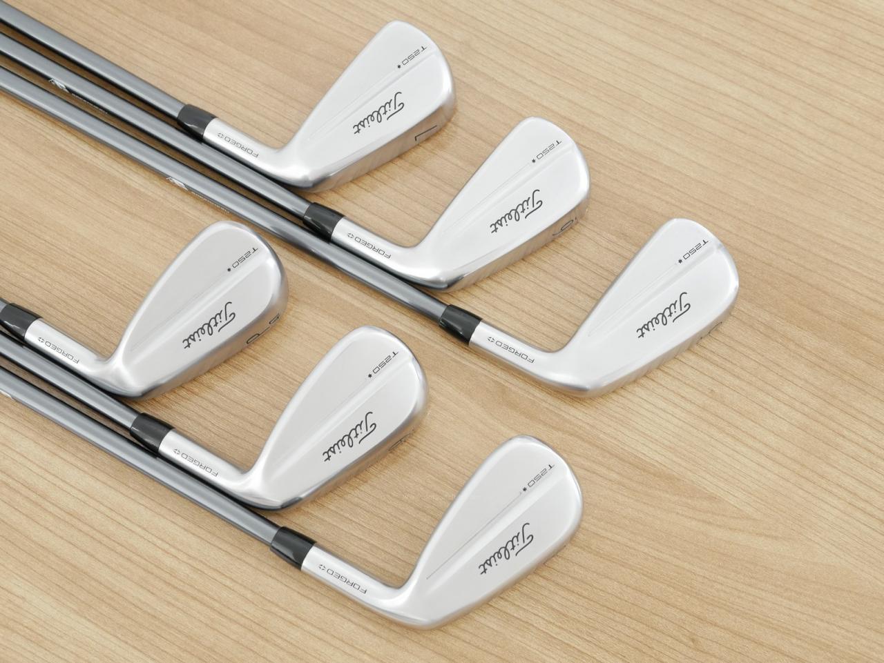 Iron set : Titleist : ชุดเหล็ก Titleist T250 Forged Launch Spec (รุ่นล่าสุด ออกปี 2025 Japan Spec) มีเหล็ก 5-Pw (6 ชิ้น) ก้านกราไฟต์ Mitsubishi MMT 65 Flex R