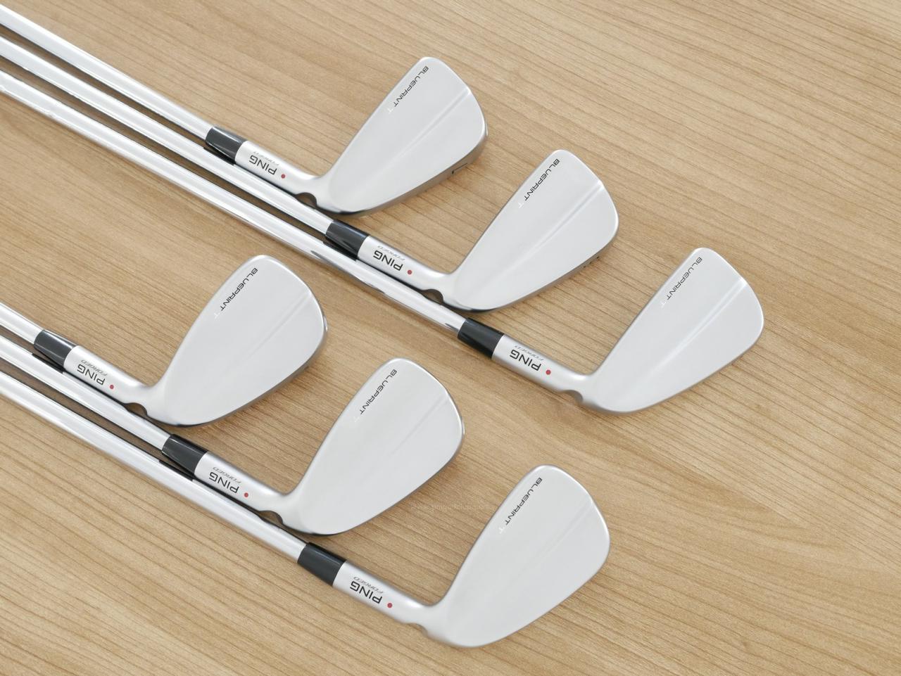 Iron set : Ping : ชุดเหล็ก Ping Blueprint T Forged (รุ่นล่าสุด ออกปี 2024 นุ่ม คม) มีเหล็ก 5-Pw (6 ชิ้น) ก้านเหล็ก NS Pro Modus 115 Flex S