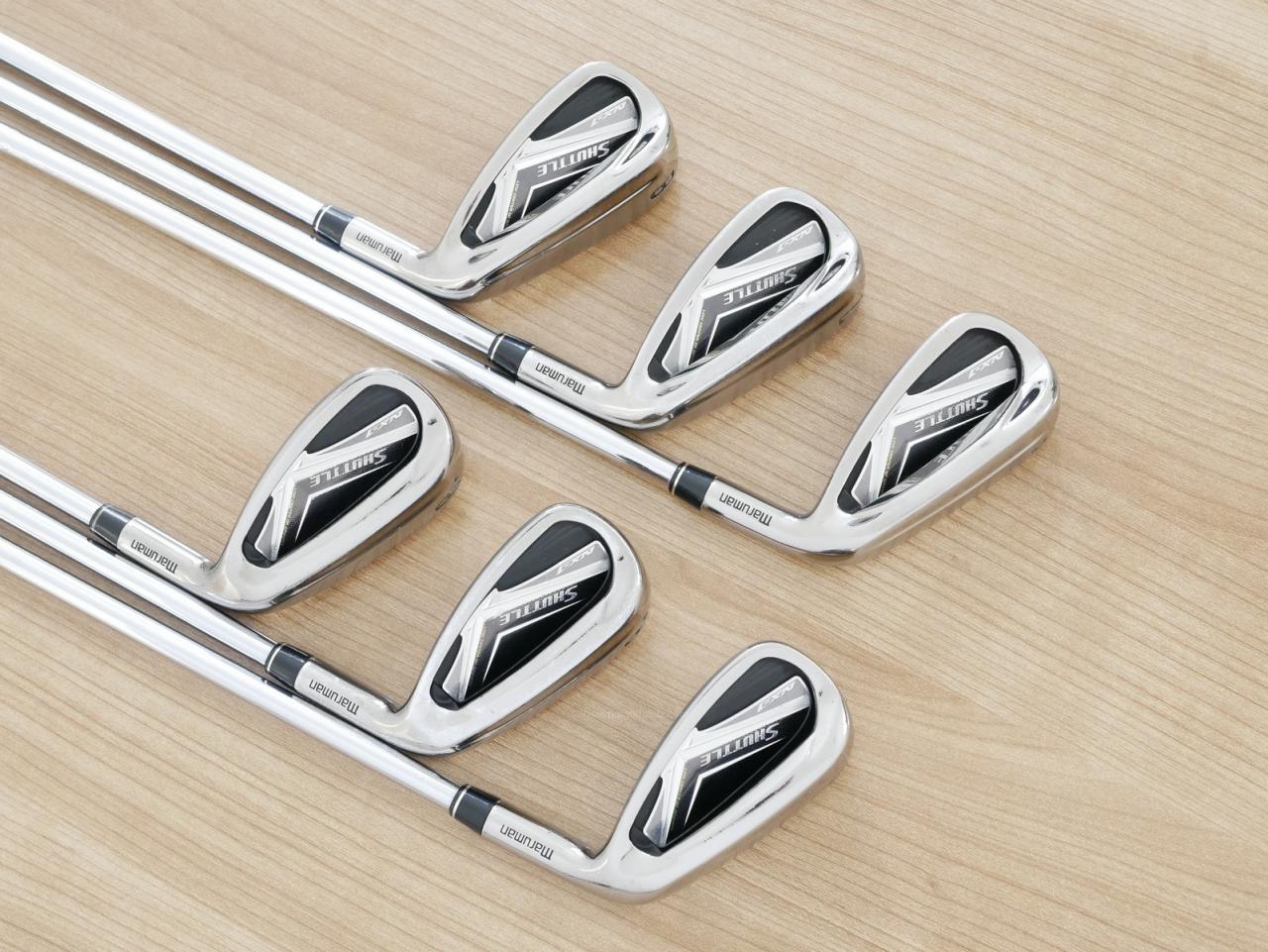 Iron set : Maruman : ชุดเหล็ก Maruman Shuttle NX-1 (ออกปี 2018 หน้าเด้งสุดๆ โกงสุดๆ เหล็ก 7 Loft 27) มีเหล็ก 6-Pw,Pa (6 ชิ้น) ก้านเหล็ก NS Pro Zelos 7 Flex S