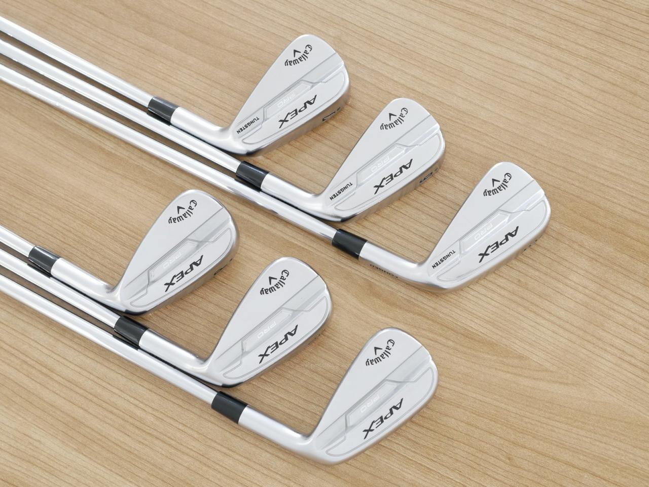 Iron set : Callaway : ชุดเหล็ก Callaway APEX Pro Forged (ออกปี 2022) มีเหล็ก 5-Pw (6 ชิ้น) ก้านเหล็ก NS Pro Modus 105 Flex S