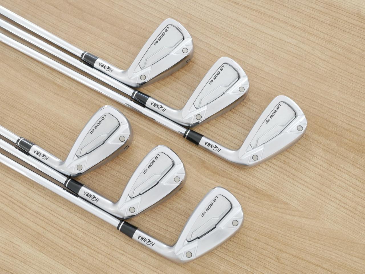 Iron set : Honma : ชุดเหล็ก Honma LB-808 EP (หน้าเด้ง) มีเหล็ก 5-10 (6 ชิ้น) ก้านเหล็ก NS Pro Zelos 7 Flex S