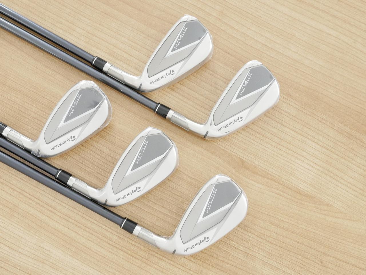 Iron set : Taylormade : **ของใหม่ ยังไม่แกะพลาสติก** ชุดเหล็ก Taylormade Stealth (ออกปี 2022 Japan Spec.) มีเหล็ก 6-Pw (5 ชิ้น) ก้านกราไฟต์ Mitsubishi Tensei TM60 Flex R