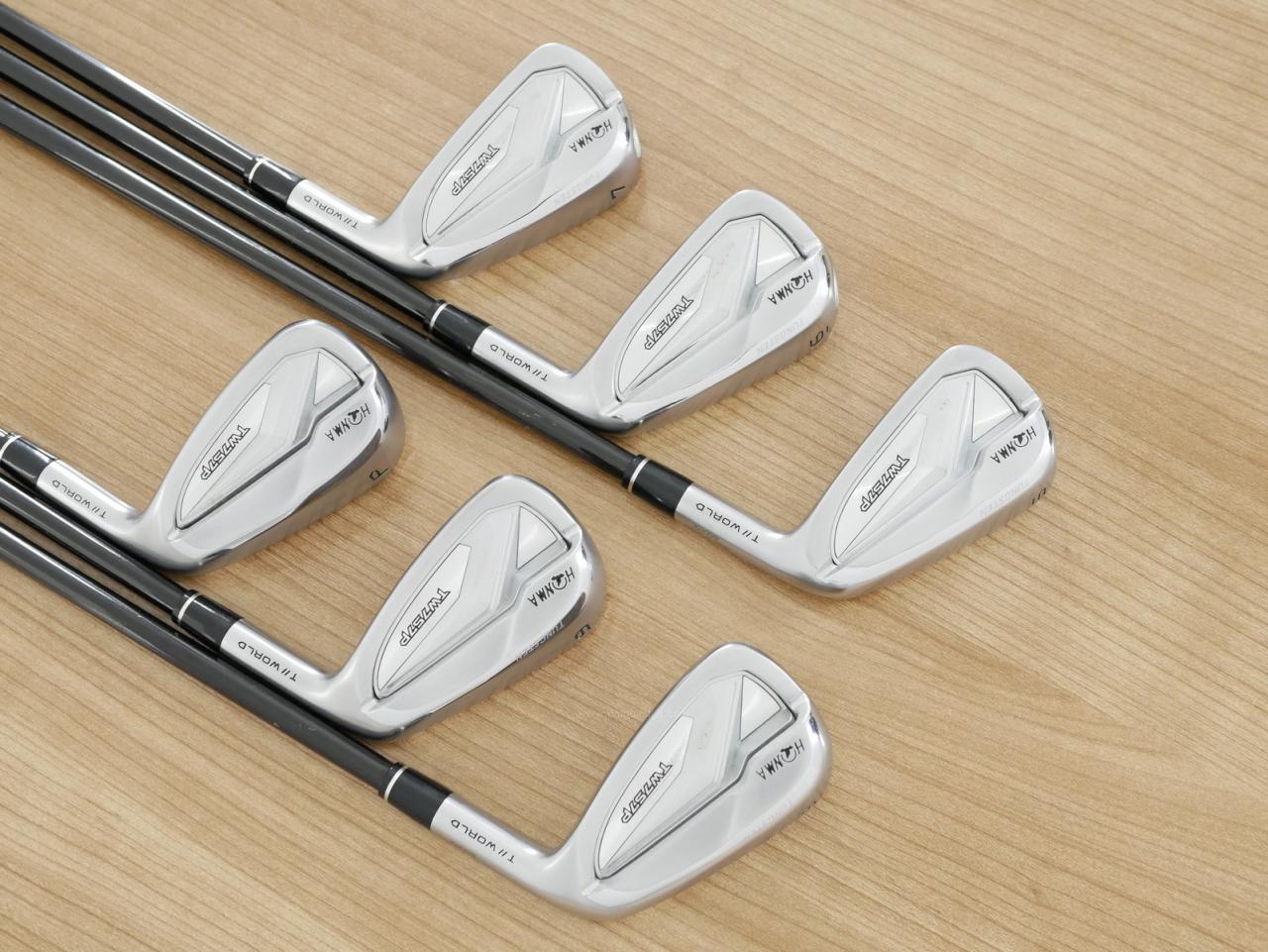 Iron set : Honma : ชุดเหล็ก Honma Tour World TW757P (ออกปี 2022) มีเหล็ก 5-Pw (6 ชิ้น) ก้านกราไฟต์ Honma Vizard 50 Flex R
