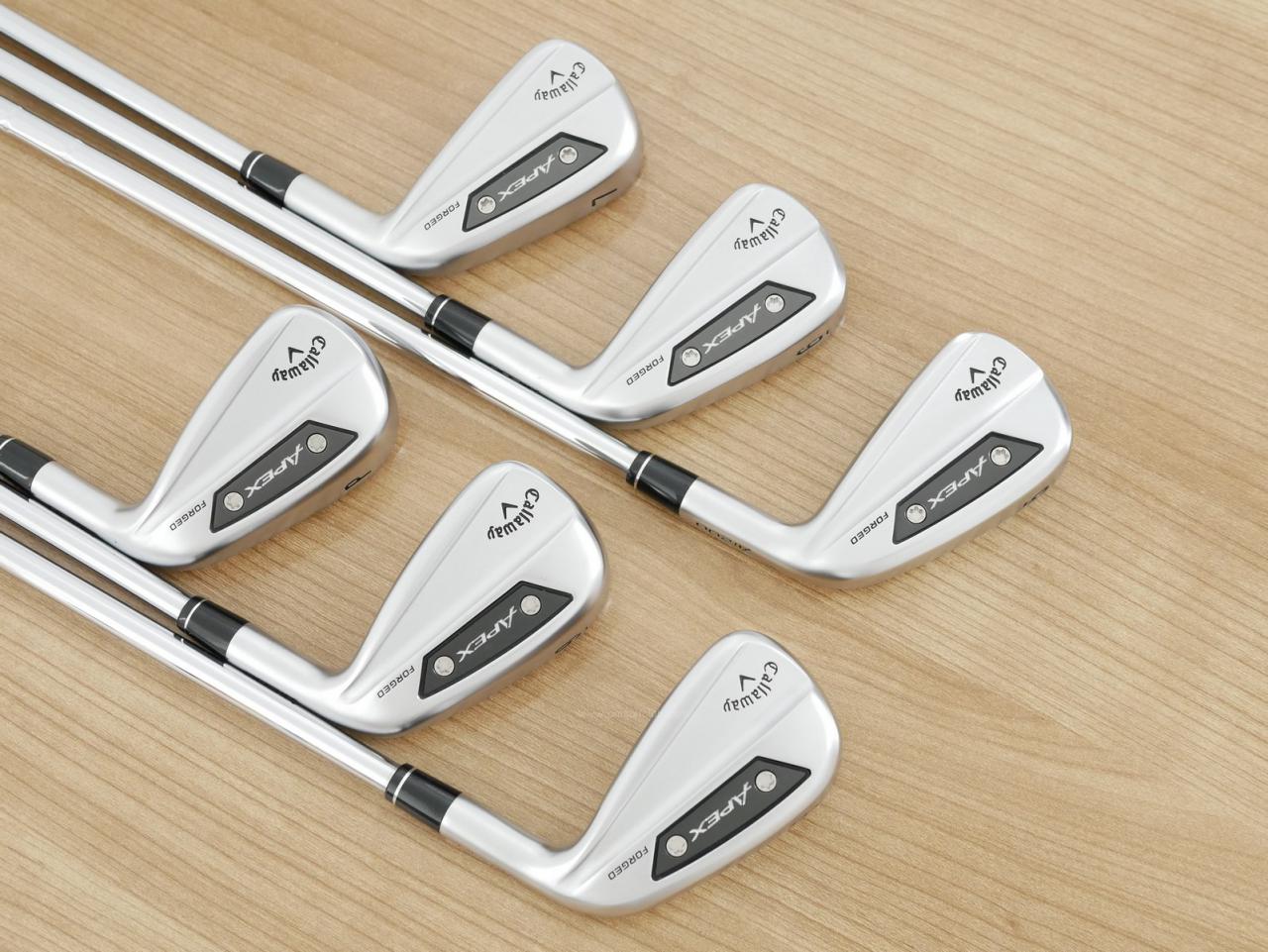 Iron set : Callaway : ชุดเหล็ก Callaway APEX Ai200 Forged (รุ่นล่าสุด ออกปี 2024) มีเหล็ก 5-Pw (6 ชิ้น) ก้านเหล็ก NS Pro 950 NEO Flex S