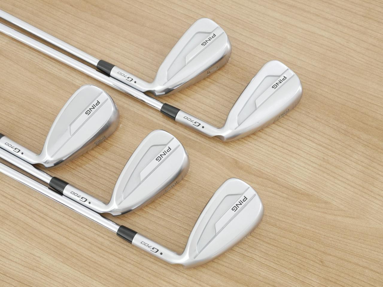 Iron set : Ping : ชุดเหล็ก Ping G700 (ปี 2019 Japan Spec. ใบใหญ่ ง่ายที่สุด ไกลที่สุดของ Ping) มีเหล็ก 6-Pw (5 ชิ้น) ก้านเหล็ก NS Pro ZELOS 6 Flex R