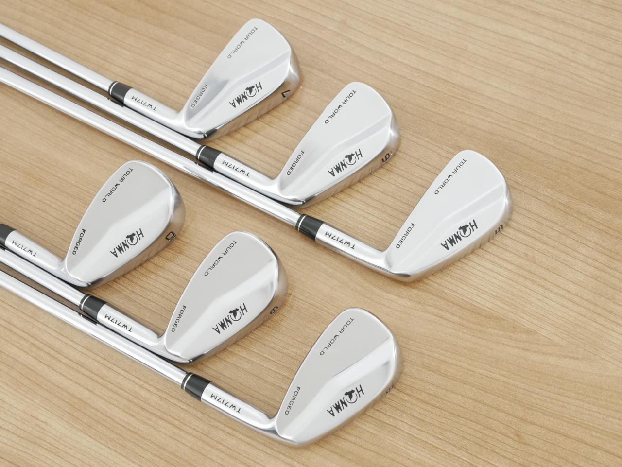 Iron set : Honma : ชุดเหล็ก Honma Tour World TW717M (Forged) มีเหล็ก 5-10 (6 ชิ้น) ก้านเหล็ก Shimada K'S-3001 Flex S