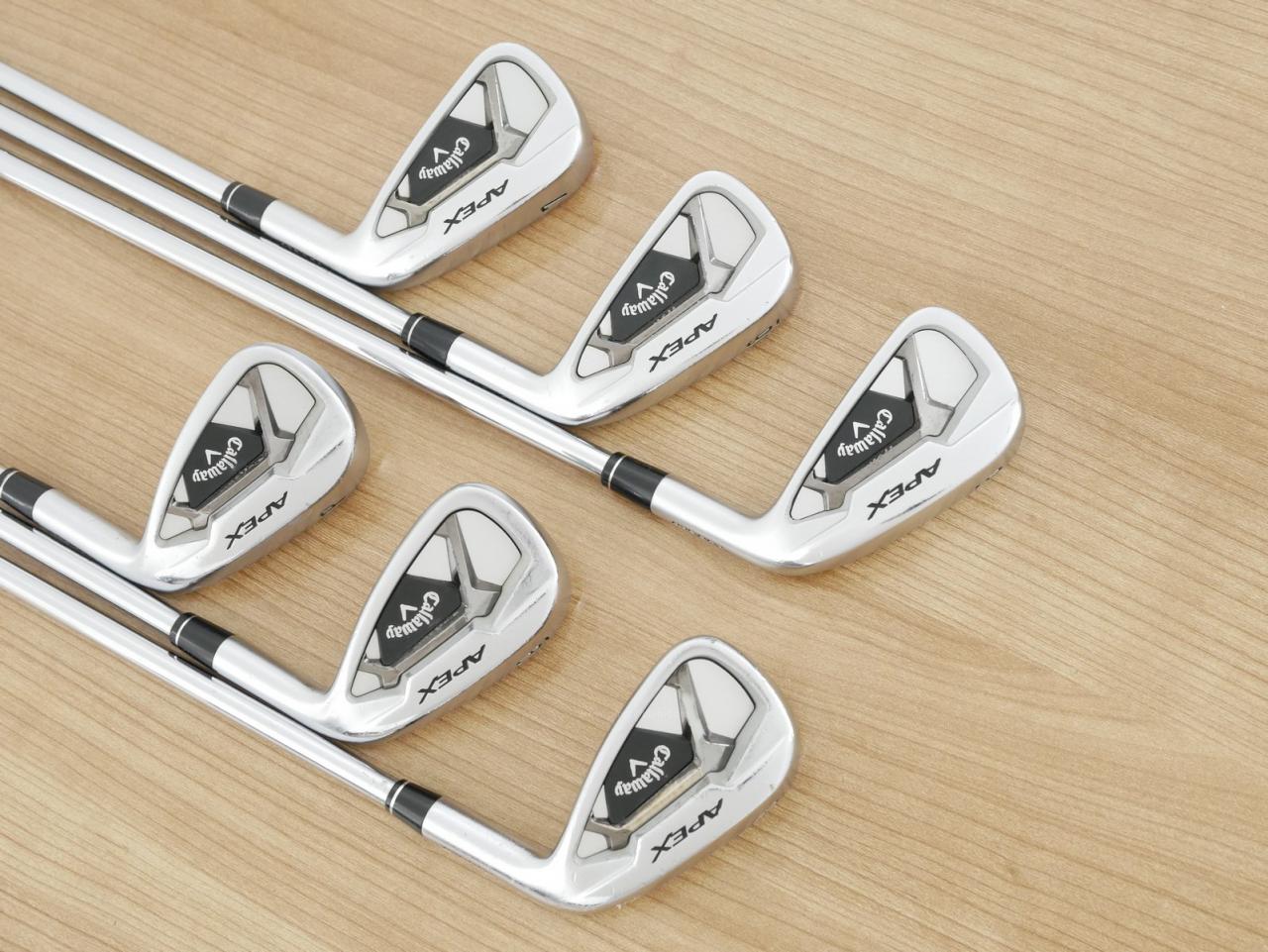 Iron set : Callaway : ชุดเหล็ก Callaway APEX Forged (รุ่นปี 2022) มีเหล็ก 5-Pw (6 ชิ้น) ก้านเหล็ก NS Pro ZELOS 8 Flex S