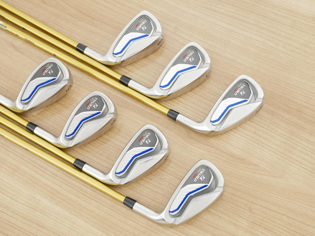 Iron set : Katana : ชุดเหล็ก Katana Sword ATC-589 (ตีง่าย ไกล) มีเหล็ก 6-Pw,Aw,Sw (7 ชิ้น) ก้าน Speeder 589 Flex R